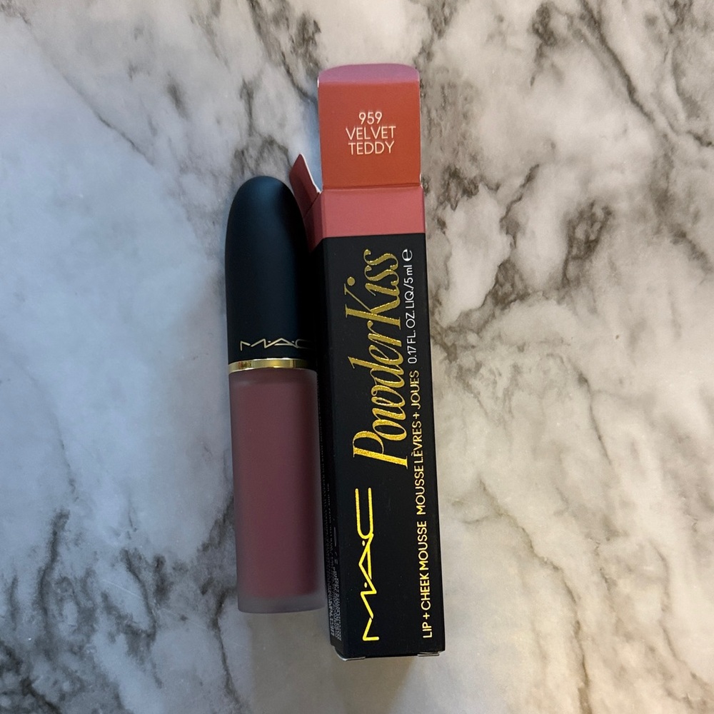 MAC Cosmetics Powder Kiss Lipstick - Velvet Teddy 959